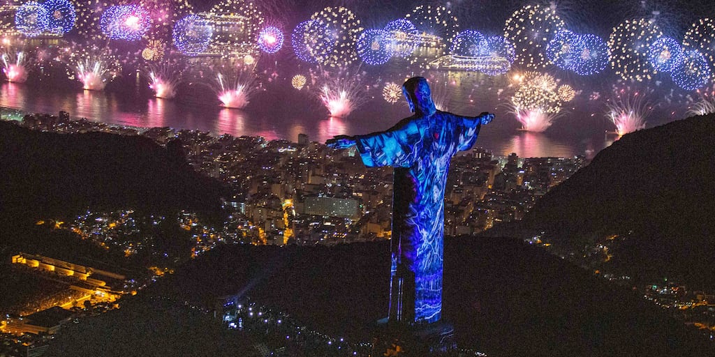 Río de Janeiro rompe récord con 5,1 millones en fiesta de Año Nuevo