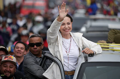 Maria Corina Machado viaja a Washington con Trump apoyándola