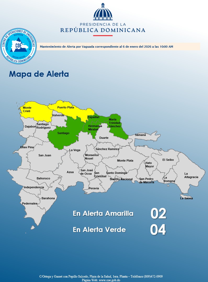 Alerta en 6 provincias por lluvias, sigue las recomendaciones