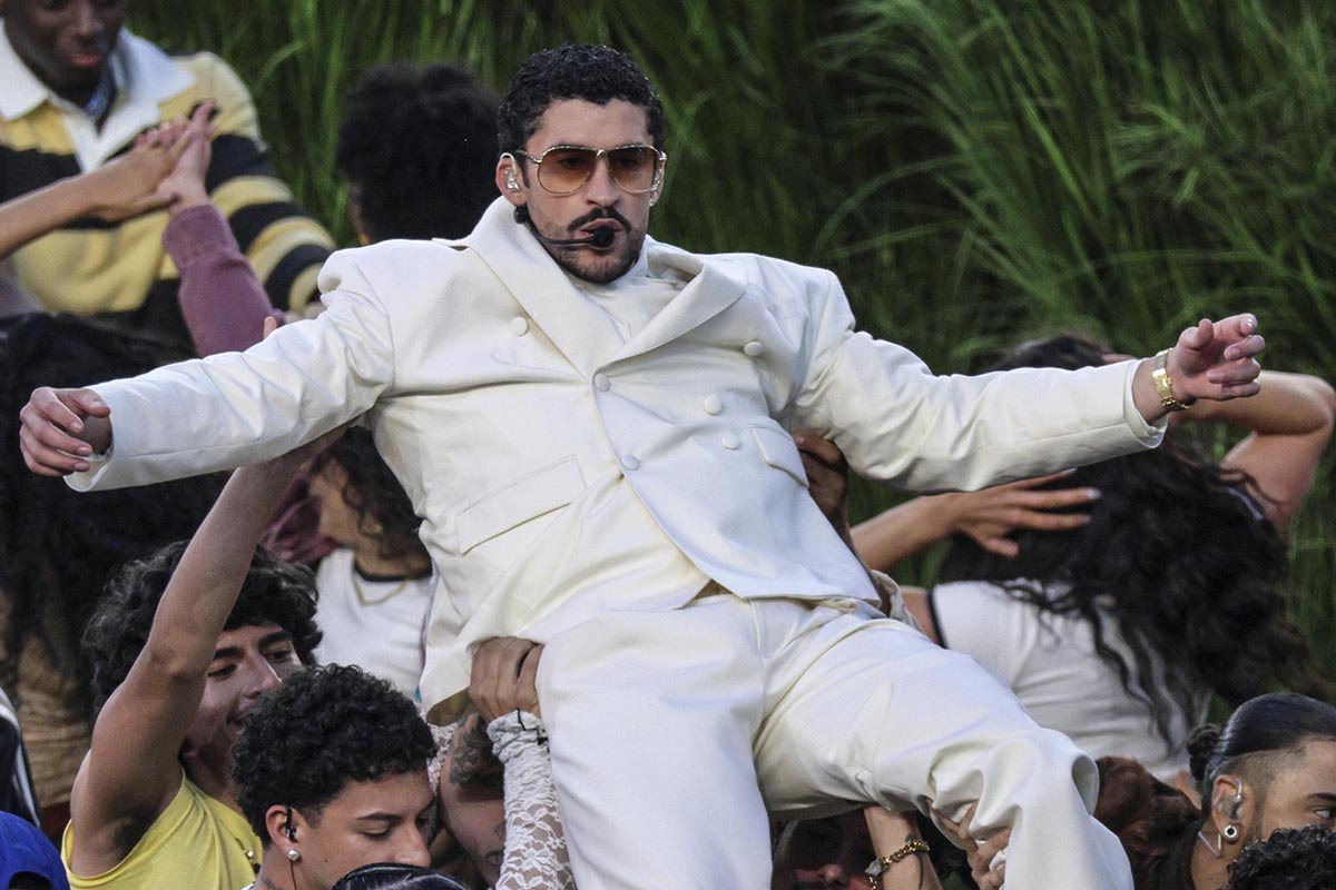 Las reproducciones en Spotify de Bad Bunny en EEUU aumentaron un 470 % tras el Super Bowl