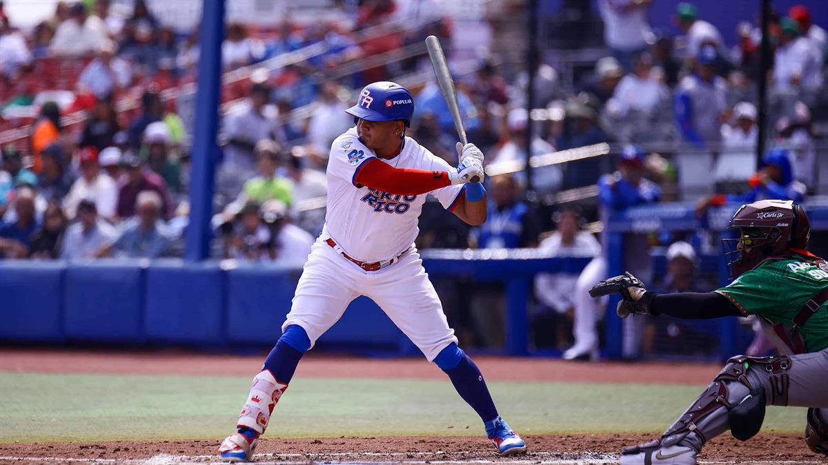 Rubén Castro conectó el hit que le dio la victoria a los Cangrejeros de Santurce sobre México Verde en la Serie del Caribe