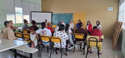 Visita de supervisión en Bonao para mejorar la educación