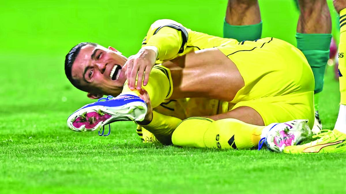 Pese a sufrir una lesion en una de sus rodillas Cristiano Ronaldo podrá participar en el Mundial de Fútbol