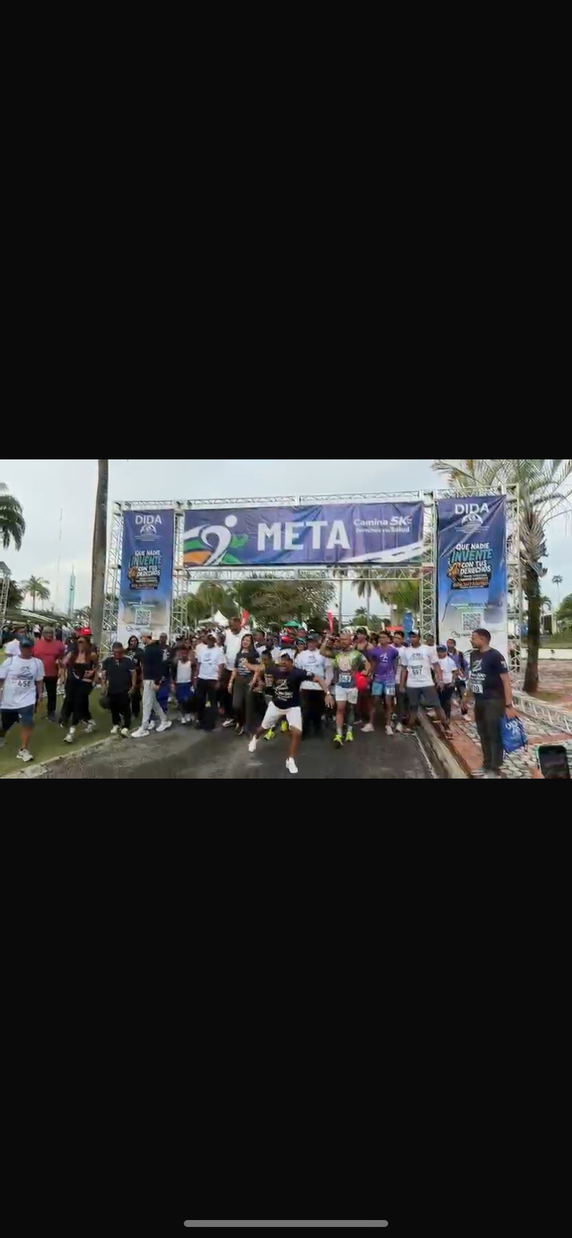 Más de 1,000 personas participan en "caminata 5K por los derechos de la salud" en el 24 aniversario de la DIDA