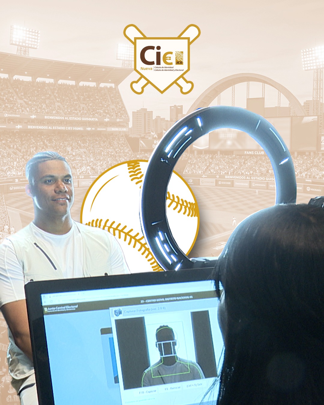 JCE aprovecha presencia de peloteros dominicanos de MLB para otorgarles la nueva cédula