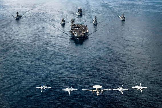 En una muestra de fuerza la 4ª Flota de EE. UU. anuncia oficialmente el despliegue del portaaviones USS Nimitz alrededor de América Latina