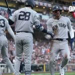 Los Yanquis de Nueva York iniciaron la temporada de Grandes Ligas con una victoria 7 por 0 sobre los Gigantes de San Francisco