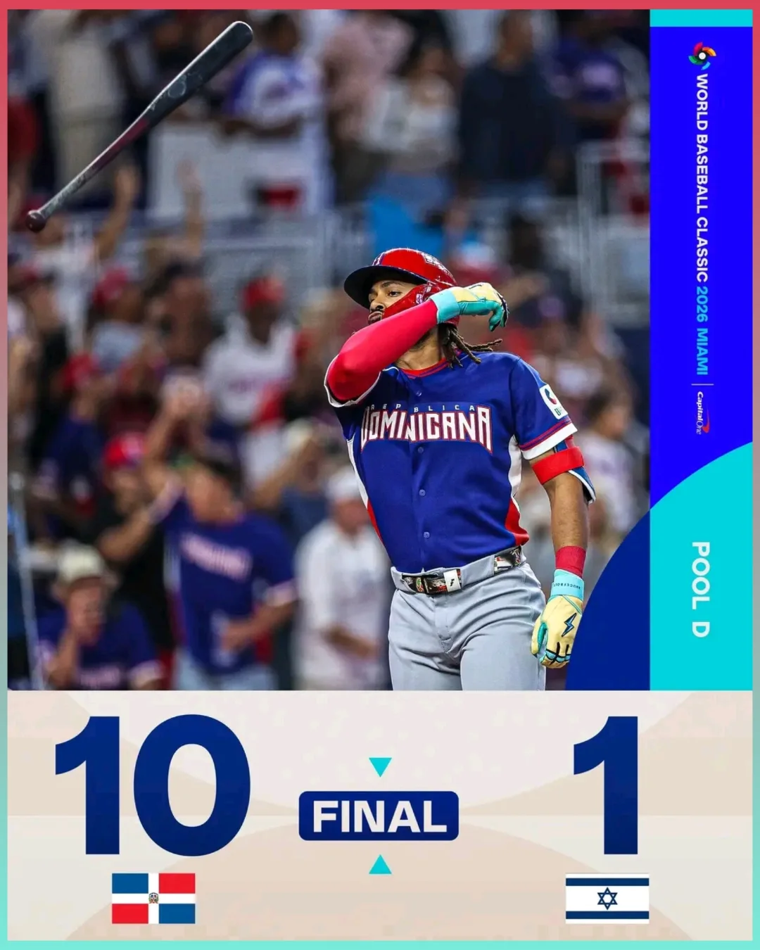 República Dominicana avanza en el Clásico Mundial de Baseball