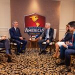 Reunión Abinader y EE.UU. en Cumbre Escudo de las Américas