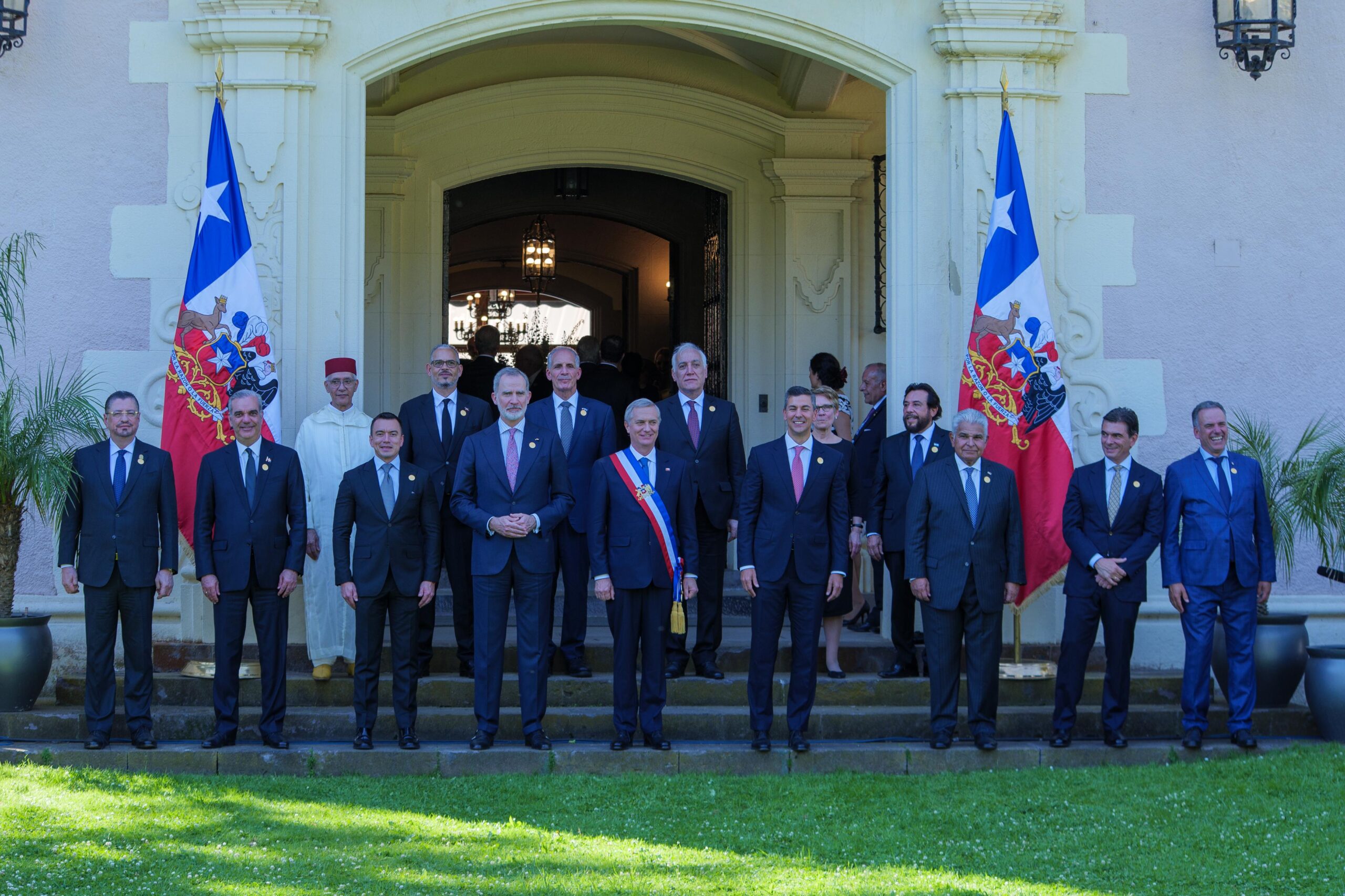 Luis Abinader en la investidura de José Antonio Kast en Chile