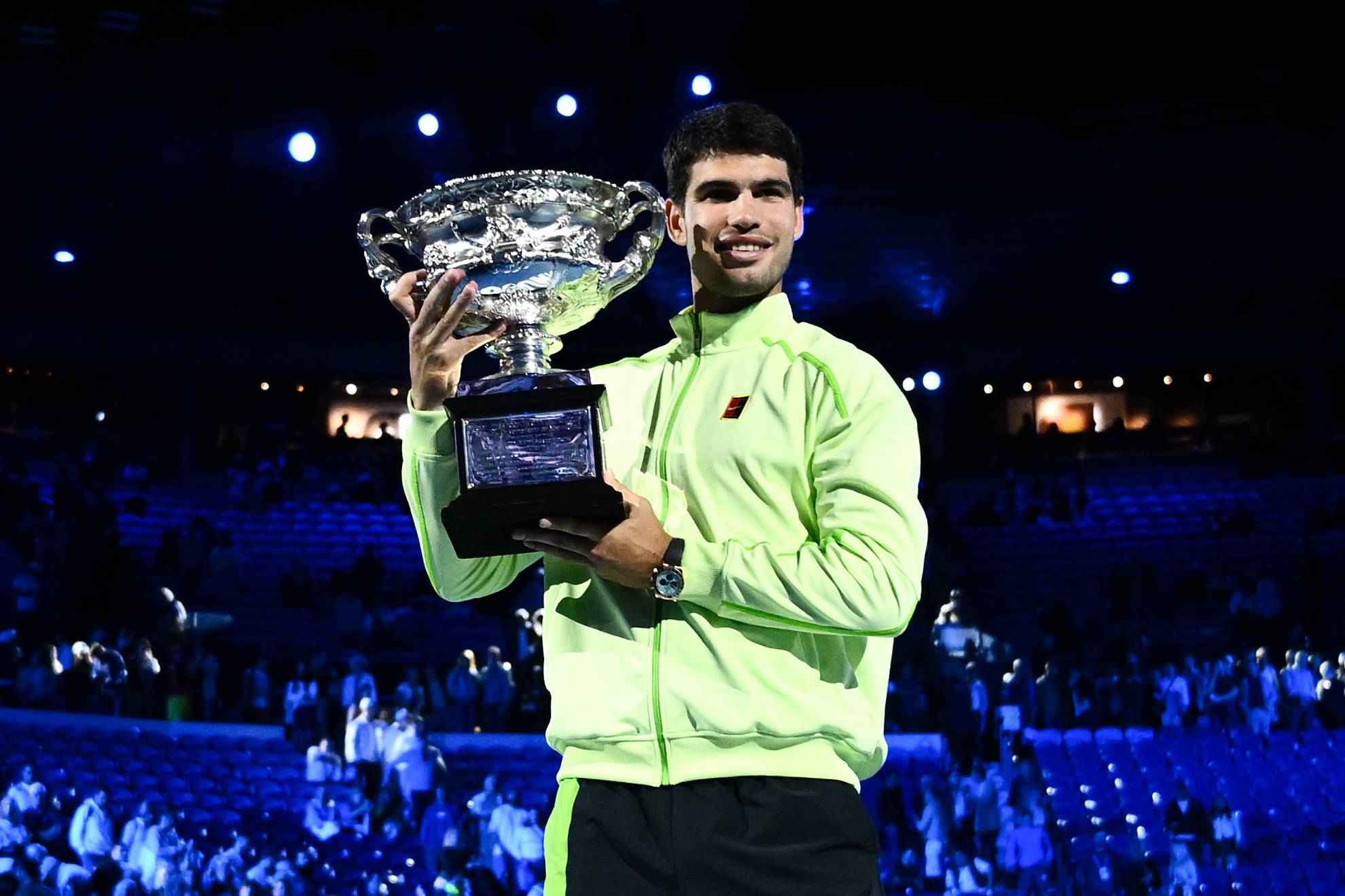 El tenista Carlos Alcaraz es uno de los principales candidatos para ganar el premio Deportista del Año que se celebrará este lunes