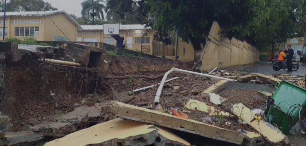 Colapso de pared en escuela de Pedro Brand reaviva denuncias por deterioro estructural