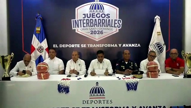 El Ministerio de Deportes y Recreación anunció la celebración de los Juegos Interbarriales de Baloncesto Sub-20