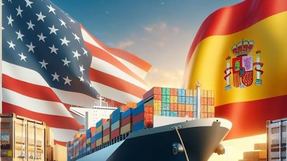 Caen exportaciones de España a EE.UU. por conflicto