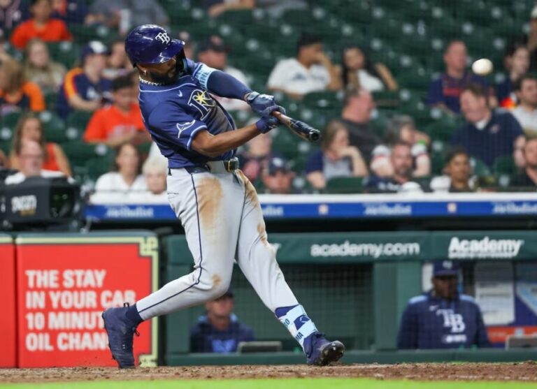 Junior Caminero conectó un jonrón en la victoria de los Rays de Tampa Bay ante el conjunto de Chicago White Sox