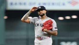 Los Yanquis de Nueva York enviaron a Triple-a al lazandor Luis Gil luego de una mala presentación ante los Astros dr Houston