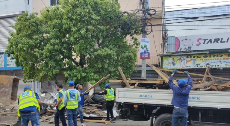 Apoyo a la recuperación de espacios públicos en Santo Domingo