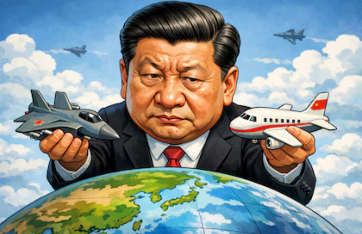 La nueva estrategia del régimen chino: el bloqueo aéreo a sus enemigos