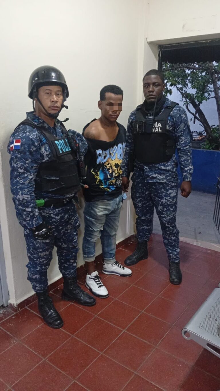 *Policía arresta a presunto delincuente “Macutico” en Sabana Perdida