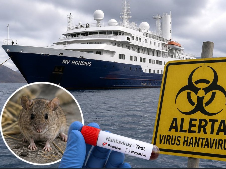 Infección por hantavirus a bordo de crucero del Atlántico