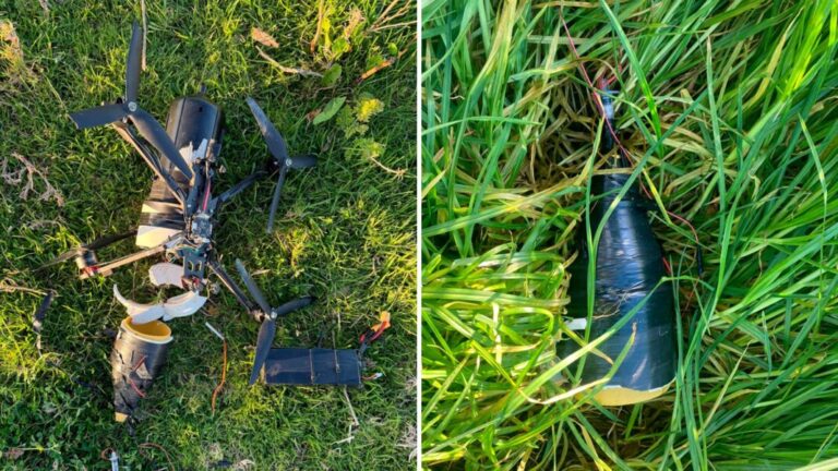 Dron explosivo cae cerca de aeropuerto en Bogotá