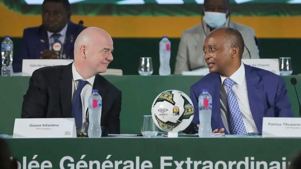 La Confederación Africana de Fútbol anunció su apoyo unánime a la reelección del presidente de la FIFA, Gianni Infantino