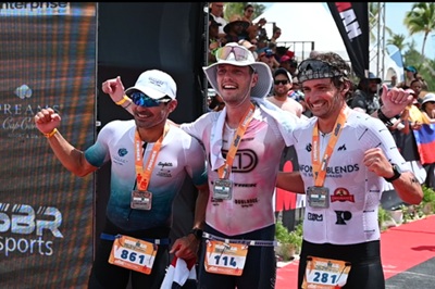 El francés Mathieu Lapeyre conquistó la tercera edición del Ironman 70.3 Cap Cana tras cruzar la meta en la primera posición