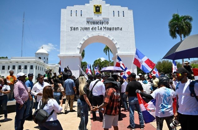 Protesta en San Juan contra proyecto minero en desarrollo