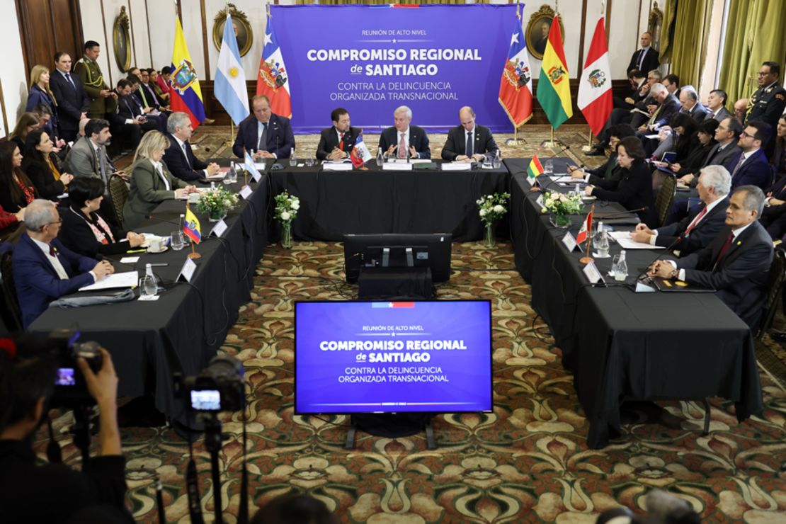Chile, Argentina, Perú, Ecuador y Bolivia acordaron coordinar acciones contra el crimen organizado