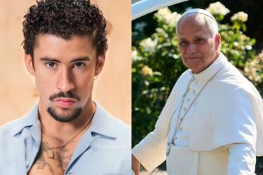 El Papa sostuvo un encuentro privado con Bad Bunny y su familia en el Santiago Bernabéu