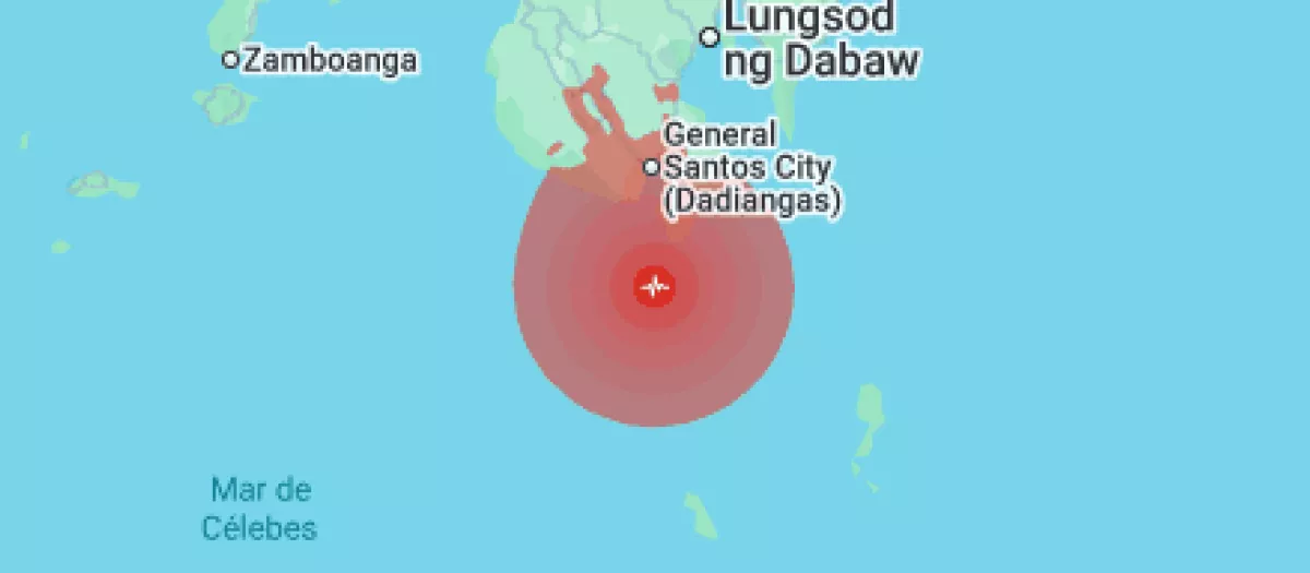 Un terremoto de magnitud 6,5 sacude el sur de Filipinas