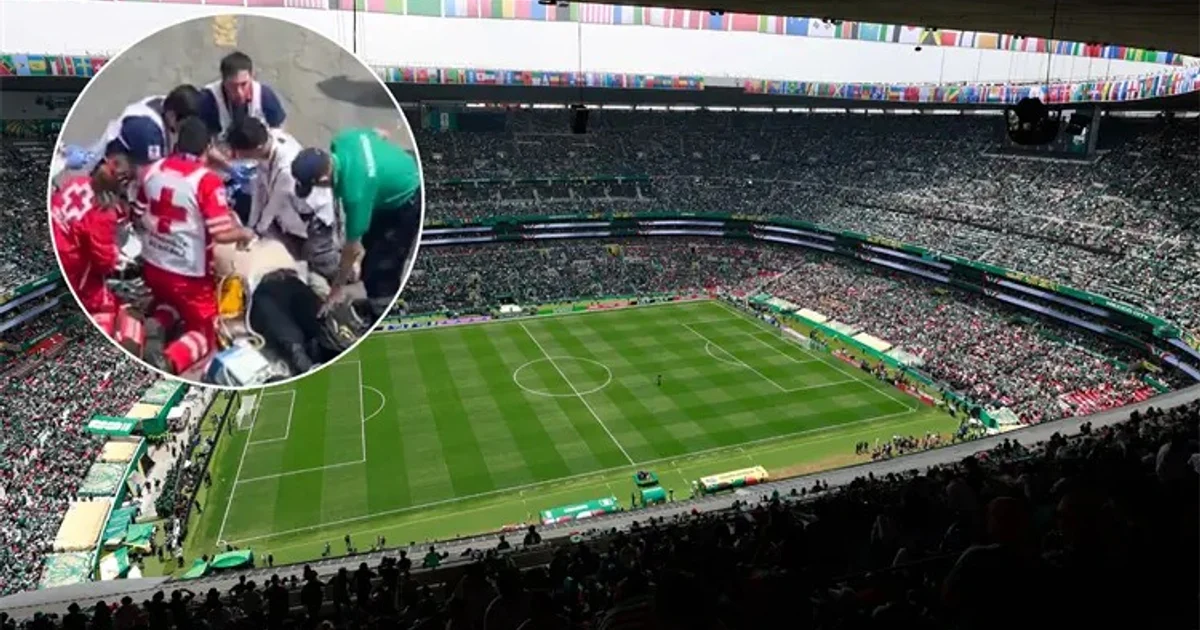 Aficionado sufre infarto al ingresar al Estadio Azteca minutos antes de la inauguración del Mundial