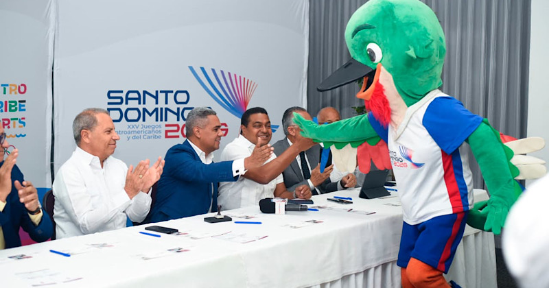 Presentan una emisión postal motivada en conmemoración de los XXV Juegos Centroamericanos y del Caribe Santo Domingo 2026