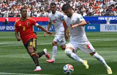 La selección de Bélgica empató el domingo con la de Irán en la continuación del Mundial de Fútbol 2026