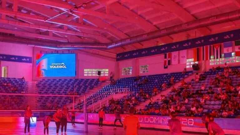 Apagón interrumpe partido de voleibol entre República Dominicana y Venezuela