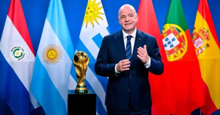 La FIFA anunció que el próximo Mundial Fútbol del año 2030 se jugará en Europa, África y Sudamérica