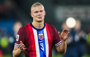 El jugador de la selección de Noruega Erling Haaland empató en el liderato de goles del mundial 2026 con Kylian Mbappé y Lionel Messi