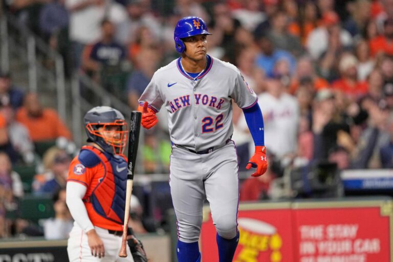 El dominicano Juan Soto conectó un jonrón de tres carreras en la victoria de los Mets de Nueva York sobre los Bravos de Atlanta