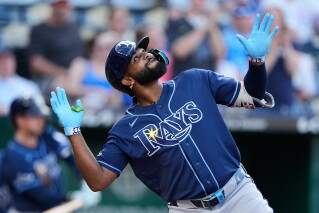 El dominicano Junior Caminero conectó un jonrón por quinto juego consecutivo en la victoria de Tampa Bay sobre Kansas City