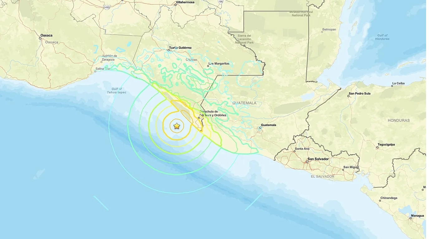 Terremoto de 7.3 sacude las costas de México y Guatemala; fue emitida alerta de tsunami