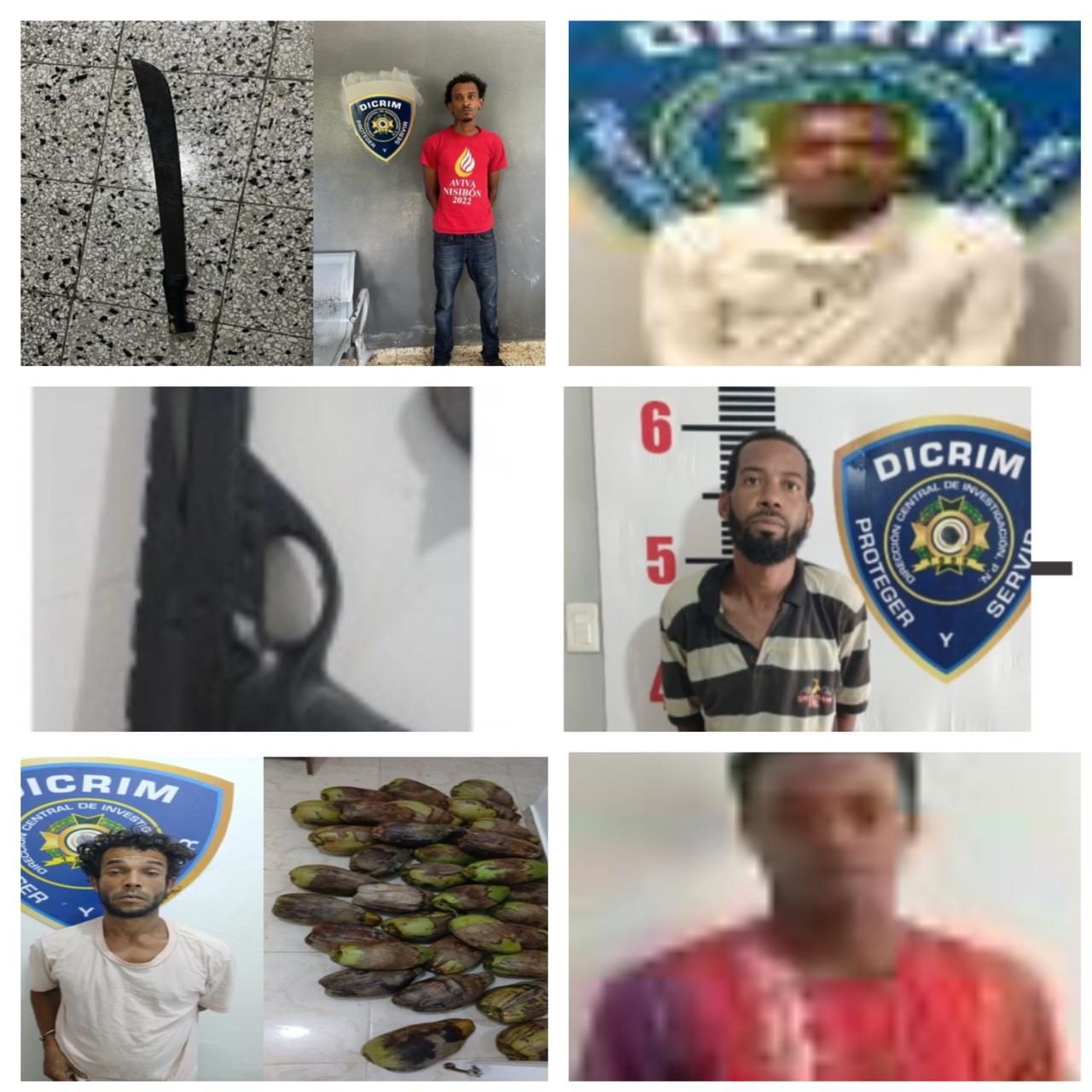 La Policía detiene a implicados en delitos de agresión sexual, robo y tenencia ilegal de armas