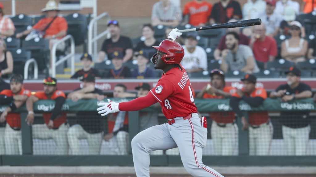 El dominicano Héctor Rodríguez conectó dos jonrones en la victoria de los Rojos de Cinncinati ante los Gigantes de San Francisco