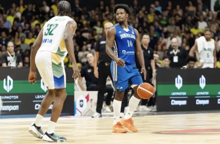 República Dominicana derrotó a Brasil en el inicio de la segunda fase de la Cuarta Ventana Clasificatoria rumbo a la Copa Mundial de Baloncesto Catar 202