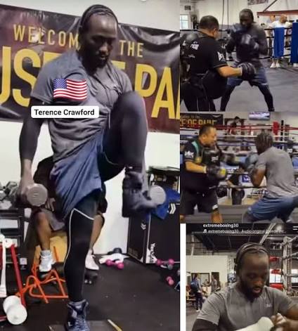 Terence Crawford soprende al mundo del boxeo luego de subir a sus redes fotos en intensas sesiones de entrenamientos