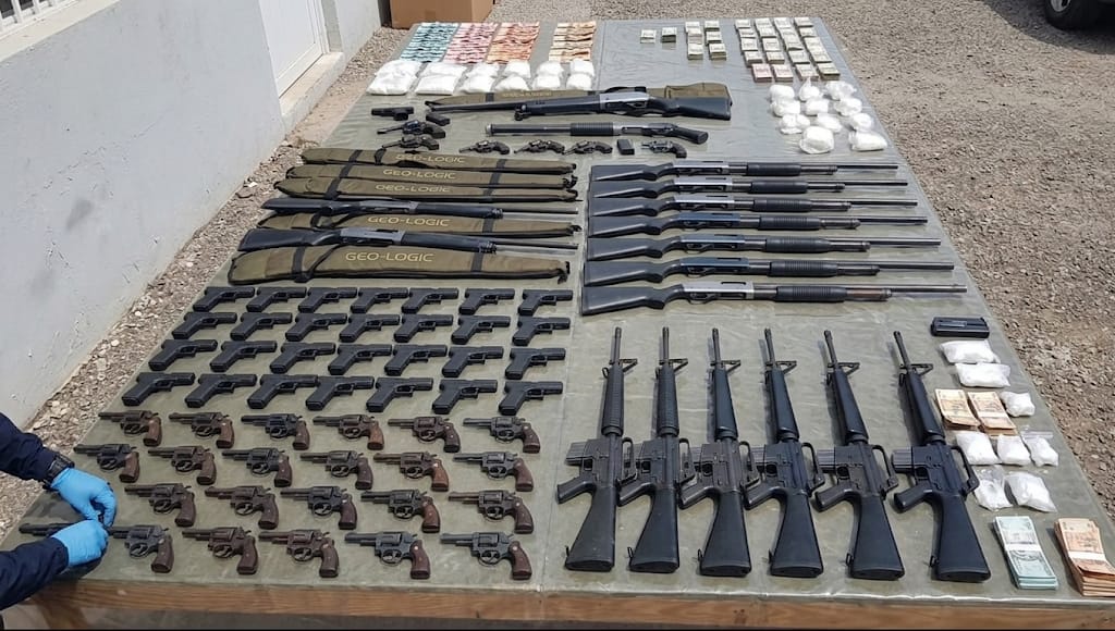 Policía saca de circulación 109 armas de fuego en seis meses durante operativos en la región sur