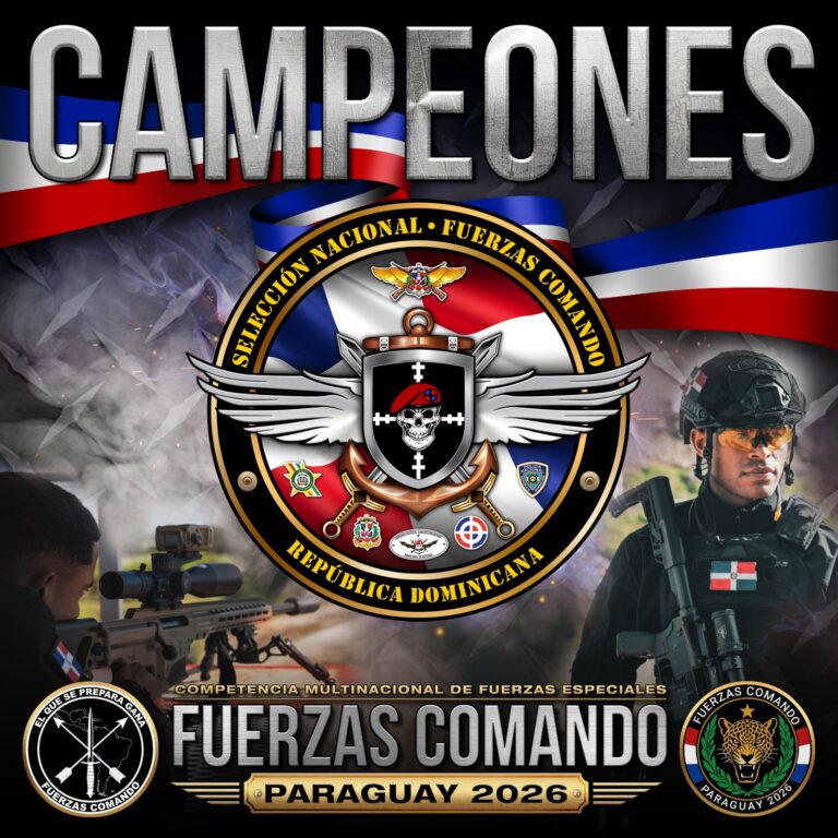 República Dominicana conquista por primera vez el primer lugar en Fuerza Comando 2026