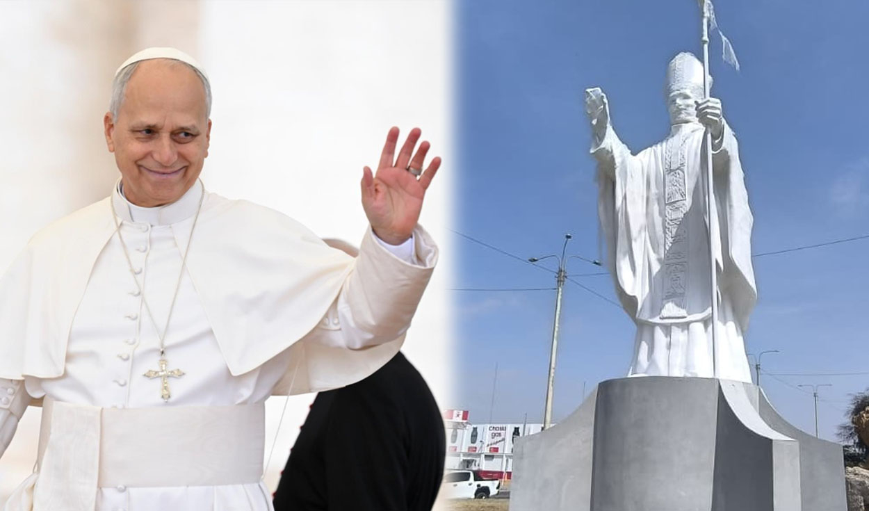 Perú instalará estatua de 14 metros del papa León XIV frente al Pacífico