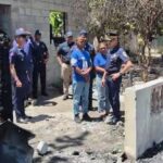 Mayor general Rodríguez García visita a agente policial que perdió su vivienda en un incendio