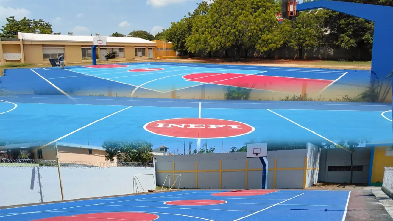 El Instituto Nacional de Educación Física realizará una jornada de remozamientos de canchas en todo el municipio Santo Domingo Este