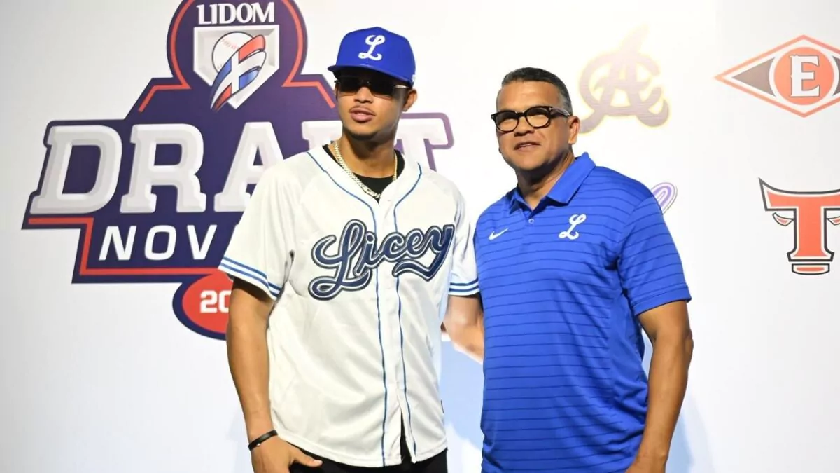 El jardinero Hayden Álvarez fue seleccionado como el primer pick del Draft de Peloteros Novatos de la Liga Dominicana de Béisbol